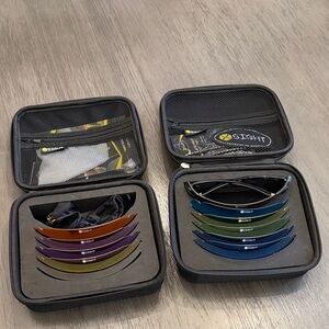 X Sight Shooting Glasses with Interchangeable Lens Kit in Multiple Colors